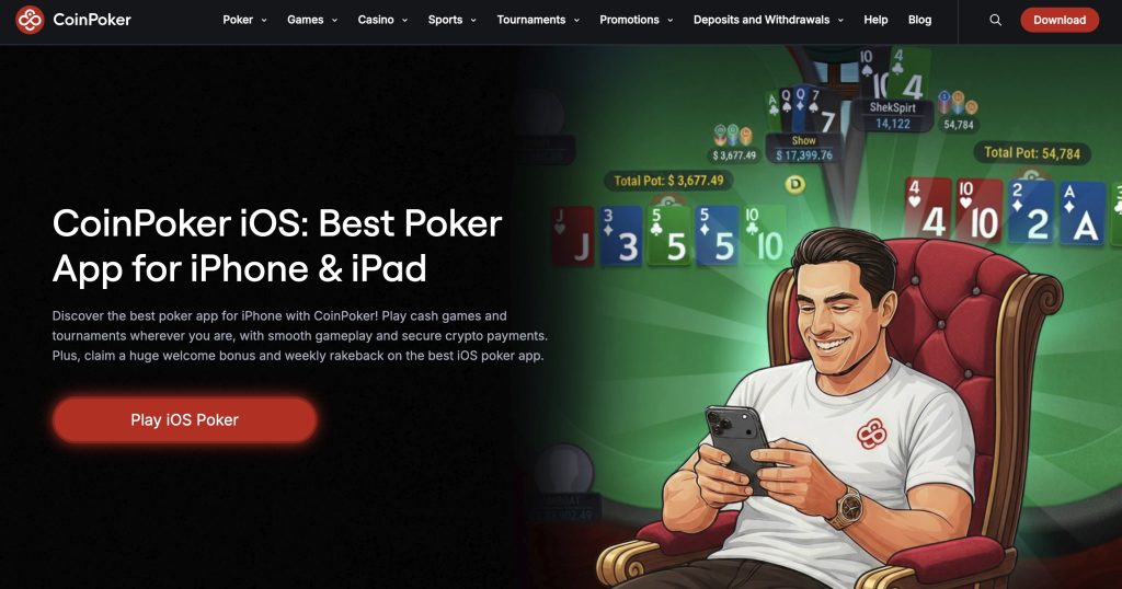 CoinPoker iOS Online Poker App